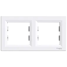 Рамка 2-місна горизонтальна біла (Schneider Electric ASFORA EPH5800221) (1626488)