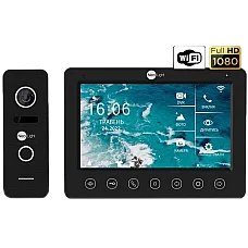 Комплект відеодомофона (NeoLight NeoKIT HD WF B/Black (KAPPA+ HD WF + PRIME FHD))