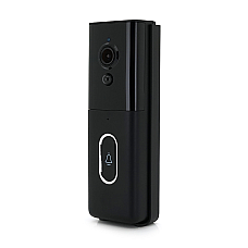 Автономний вуличний/внутрішній Відеодзвінок 2MP YOSO DoorVision-WIFI-02-2 Tuya. на батареях 18650 . WIFI. запис на карту SD. Чорний (акумулятори не входять в комплект) (1625614)