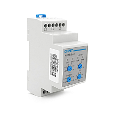Реле контролю фаз CHINT NJYB3-6 AC380V 3F3P Захист U+(105~13)*Us/U-(07~095)*UsЗатримка 01~10сЗахист обриву/послідовності фаз/баланс20% Ue240/415V Ie0.75/0.47 1CO+1NO