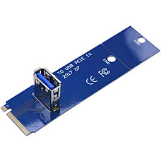 Райзер Dynamode NGFF M.2 Male to USB 3.0 Female для PCI-E 1X (RX-riser-M.2-USB3.0-PCI-E)