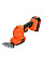 Кущоріз Black&Decker 18 В, 2Ah, насадки- 20 см/8 мм, 10 см/18 мм, (BCSS18D1)