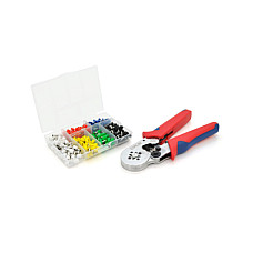 Затиск для клем CINLINELE HCS8 6-4, Red-blue + набір кабельних наконечників (HCS8 6-4+VE460)