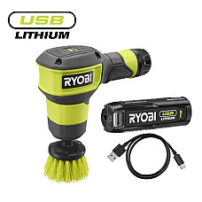 Щітка акумуляторна Ryobi USB Lithium RSCR4-120G 4В 2А·год диск 5см 200/300об·хв IPX7 0.49кг (5133006183)
