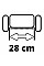 Аератор Einhell скарифікатор GC-SC 18/28 Li-Solo, 18 В, 28 см, ножі 12 шт, 6.65 кг (без АКБ та ЗП) (3420604)