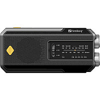 Радіо приймач FM/AM Survivor Radio All-in-1 2000, solar charger, powerbank, Flashlight, Sandberg (421-04)