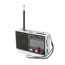 Радіоприймач GOLON RX-8866 LED 2x3W FM радіо корпус пластмас Black BOX (1847042)