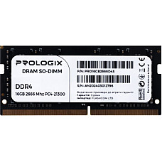 Модуль пам`ятi SO-DIMM 16GB/2666 DDR4 Prologix (PRO16GB2666D4S)