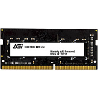 Модуль пам'яті SoDIMM 16Gb DDR4 3200 MHz AGI SD138, Retail (AGI320016SD138-ST)