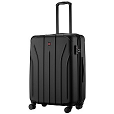 Валіза Wenger, Oryson, середня, пластик, 4 колеса, чорна (653165)