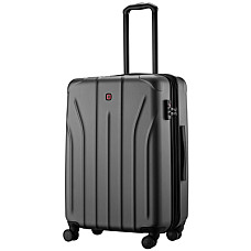 Валіза Wenger, Oryson, середня, пластик, 4 колеса, сіра (653209)