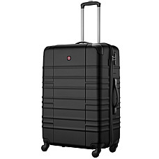 Валіза Wenger, Amplar, велика, пластик, 4 колеса, чорна (653140)