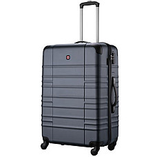 Валіза Wenger, Amplar, велика, пластик, 4 колеса, синя (653141)