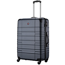 Валіза Wenger, Amplar, велика, пластик, 4 колеса, синя (653141)