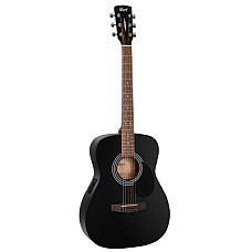 Гітара електроакустична Cort AF510E Black