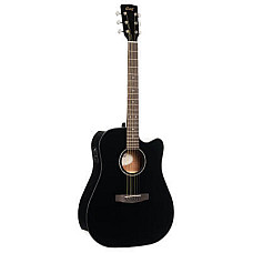 Гітара електроакустична Cort Earth 60CE Black Gloss
