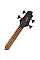 Бас-гітара Cort B4FL MHPZ (Open Pore Trans Black Burst)