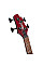 Бас-гітара Cort B4 Element (Open Pore Burgundy Red)