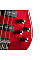 Бас-гітара Cort Action Plus Trans Red (Action Bass Plus TR)