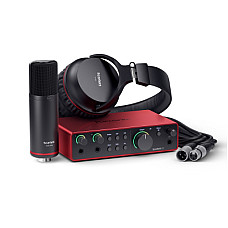 Аудіоінтерфейс Focusrite Комплект для звукозапису: аудіоінтерфейс Scarlett 2i2, мікрофон CM25 MkIII, навушники SH-450 (234620)