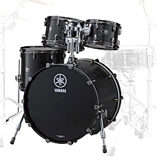 Ударна установка Yamaha Live Custom Hybrid Oak Tom Pack (UZU Charcoal Sunburst) (LHP6F3 UZU CS)