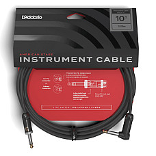 Інструментальний кабель D'Addario American Stage, Right to Straight 3m (PW-AMSGRA-10)