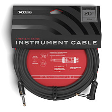Інструментальний кабель D'Addario American Stage, Right to Straight 6m (PW-AMSGRA-20)