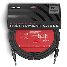 Інструментальний кабель D'Addario American Stage Kill Switch 6m (PW-AMSK-20)