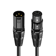 Мікрофонний кабель Cabletime PRO XLR 3P XLR Male to Female 2м Black (CF24L)