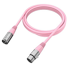 Мікрофонний кабель Fifine XLR Male to Female Pink 1.8 м (L9CP)
