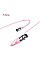 Мікрофонний кабель Fifine XLR Male to Female Pink 1.8 м (L9CP)