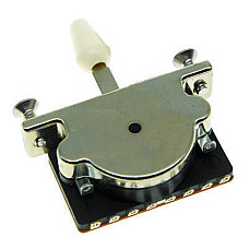 Перемикач для гітари Paxphil Lever Switch 5-Way (White) (LSW55)
