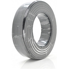 Кабель комбінований Ritar RG690 75 Ом 1,02мм.CCA, 64x0.12m CCA, 2x0.5mm2, black, 100м (B100-RG690CCA