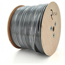 Кабель комбінований Ritar RG690 75 Ом 1,02мм.CCA, 64x0.12m CCA, 2x0.5mm2, black, 305м (B305-RG690CCA+2x0.5mm CU)