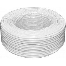 Кабель комбінований Ritar RG59 75 Ом 0,81мм.CU, 64x0.12m CCA, 2x0.5mm2, white, 100м (RT-W100-RG59+2x