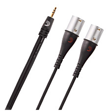 Інсертний кабель D'Addario Custom Series 1/8" to Dual XLR Audio Cable (1.8m) (PW-MPXLR-06)