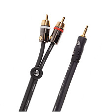 Інсертний кабель D'Addario Custom Series Dual RCA to 3.5 Stereo Mini Jack Cable (1.5m) (PW-MP-05)