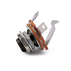 Вихідний роз'єм для гітари Paxphil 1/4 Output Jack (Black) (JC11/2P)