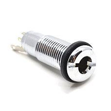 Вихідний роз'єм для гітари Paxphil Cylinder Jack (Chrome) (LJ-45 CR)