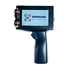Маркіратор UKRMARK каплеструйный портативный, Y-1730Plus, 12.7mm, картридж типа A, сенсор для печати