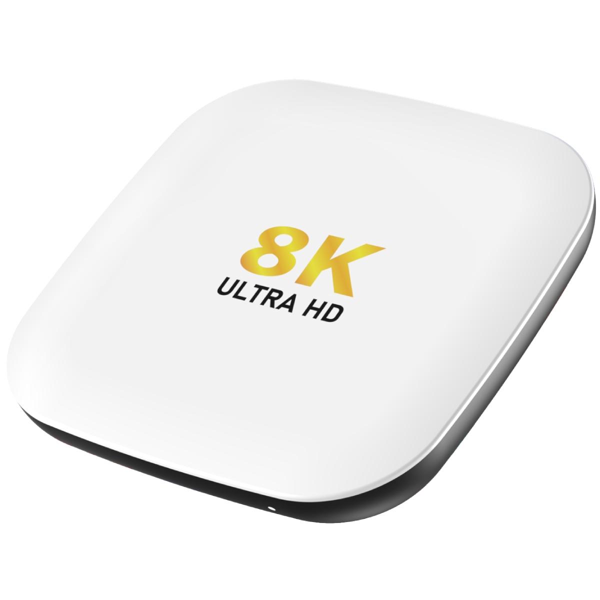 TV Медіаплеєр H96 MAX M2 2/16Gb/ Rockchip RK3528/ Android 13/ WiFi 2.4G+5G/BT 5.1/ білий (M2_2GB/16GB)