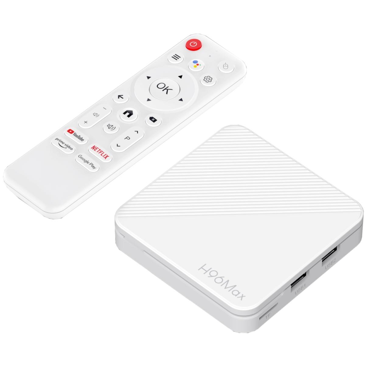 TV Медіаплеєр H96 MAX H313 2/16Gb/ Allwinner H313/ Android 14/ WiFi 2.4G+5G/LAN:100M/ (H313_ 2GB/16GB)