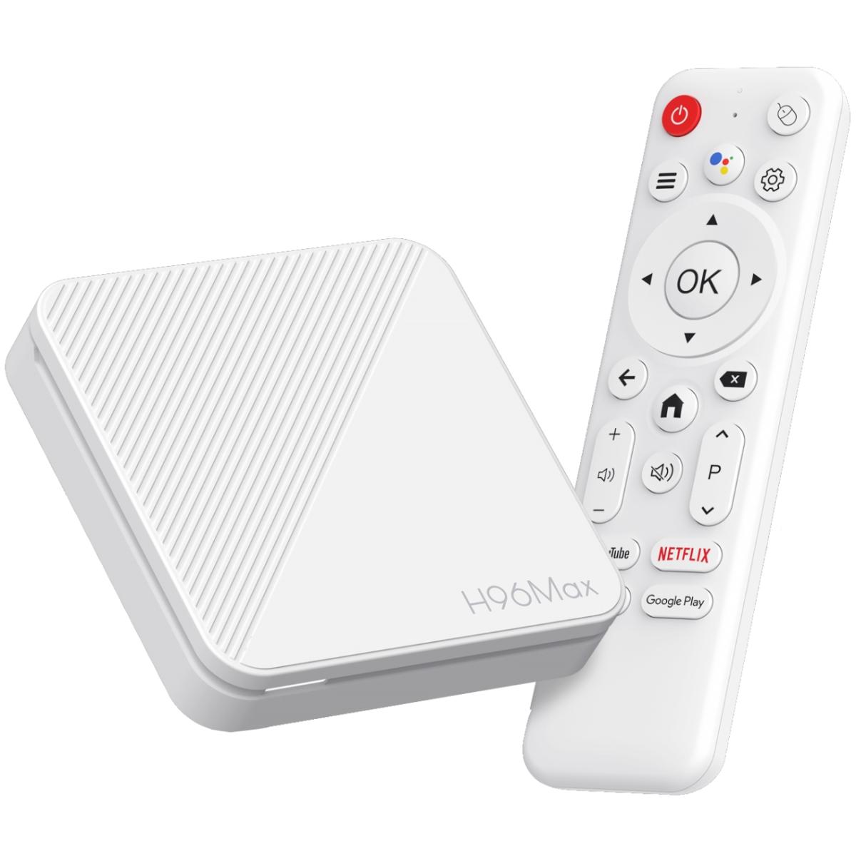 TV Медіаплеєр H96 MAX H313 2/16Gb/ Allwinner H313/ Android 14/ WiFi 2.4G+5G/LAN:100M/ (H313_ 2GB/16GB)