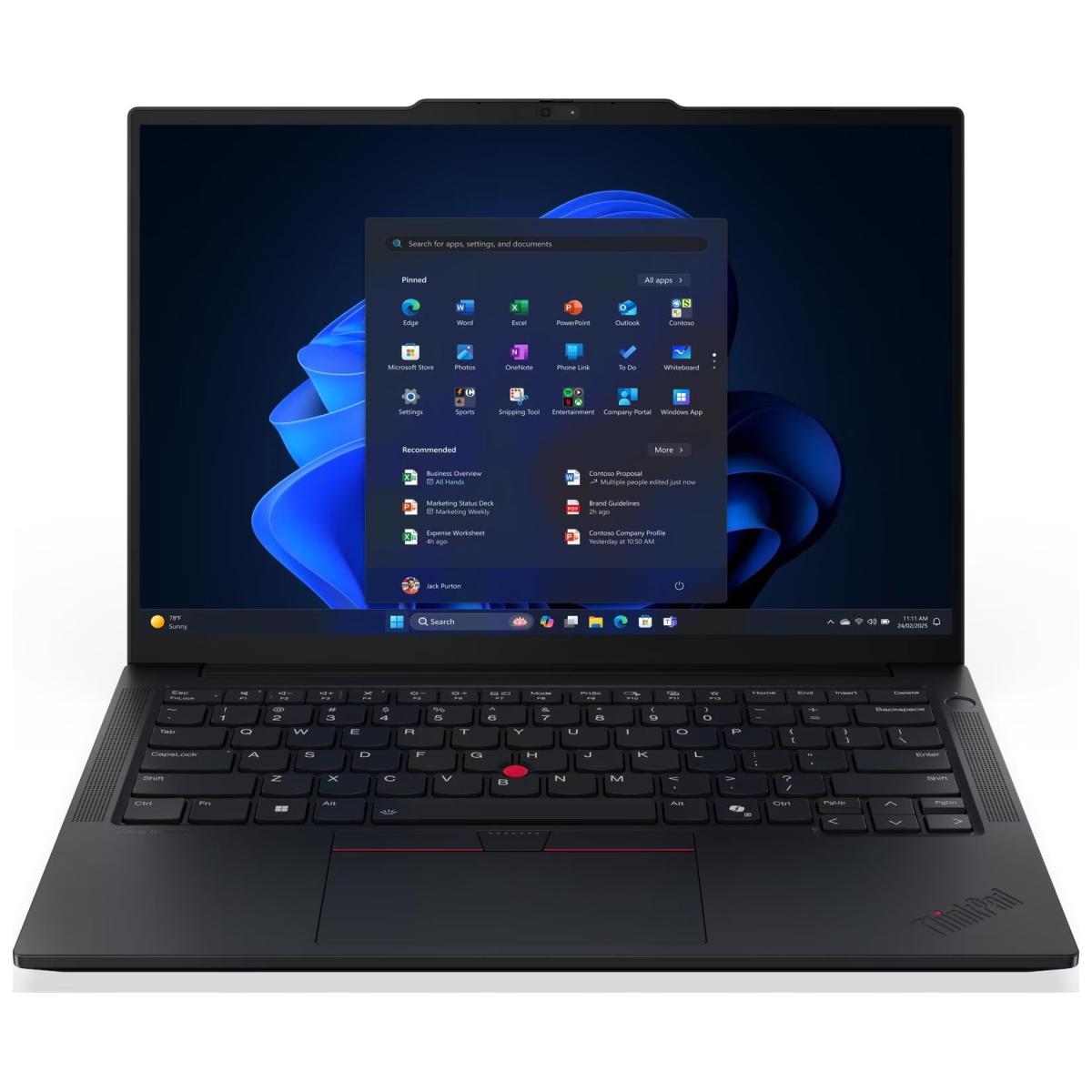 Ноутбук  14FM/R5 230/32/1TB SSD/Intel HD/DOS/F/BL/E clipse black ThinkPad E14 Gen 7 (AMD) LENOVO (21T1S0P700)
