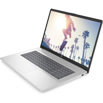 Ноутбук HP 17-cn4036ua 17.3" FHD IPS, 300n/Core 7-150U (5.4)/16Gb/SSD512Gb/Intel Gr/DOS/Сріблястий (C9RL2EA)