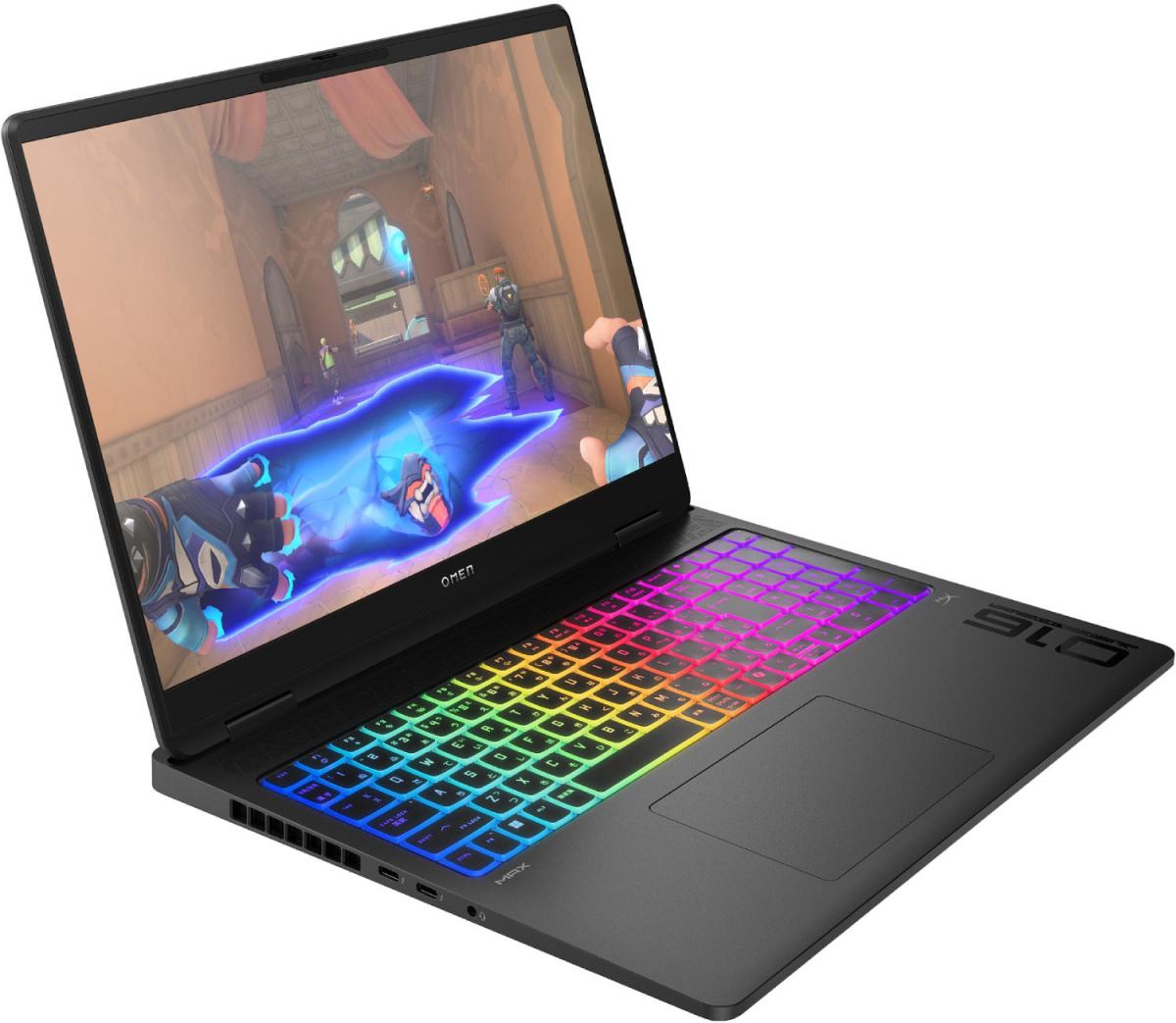 Ноутбук HP OMEN MAX 16-ak0010ua 16" 2.5K IPS, 500n/Ryzen AI9 HX 375 (5.1)/32Gb/SSD1Tb/RTX 5070,8GB/Підсв/DOS (C9RZ5EA)