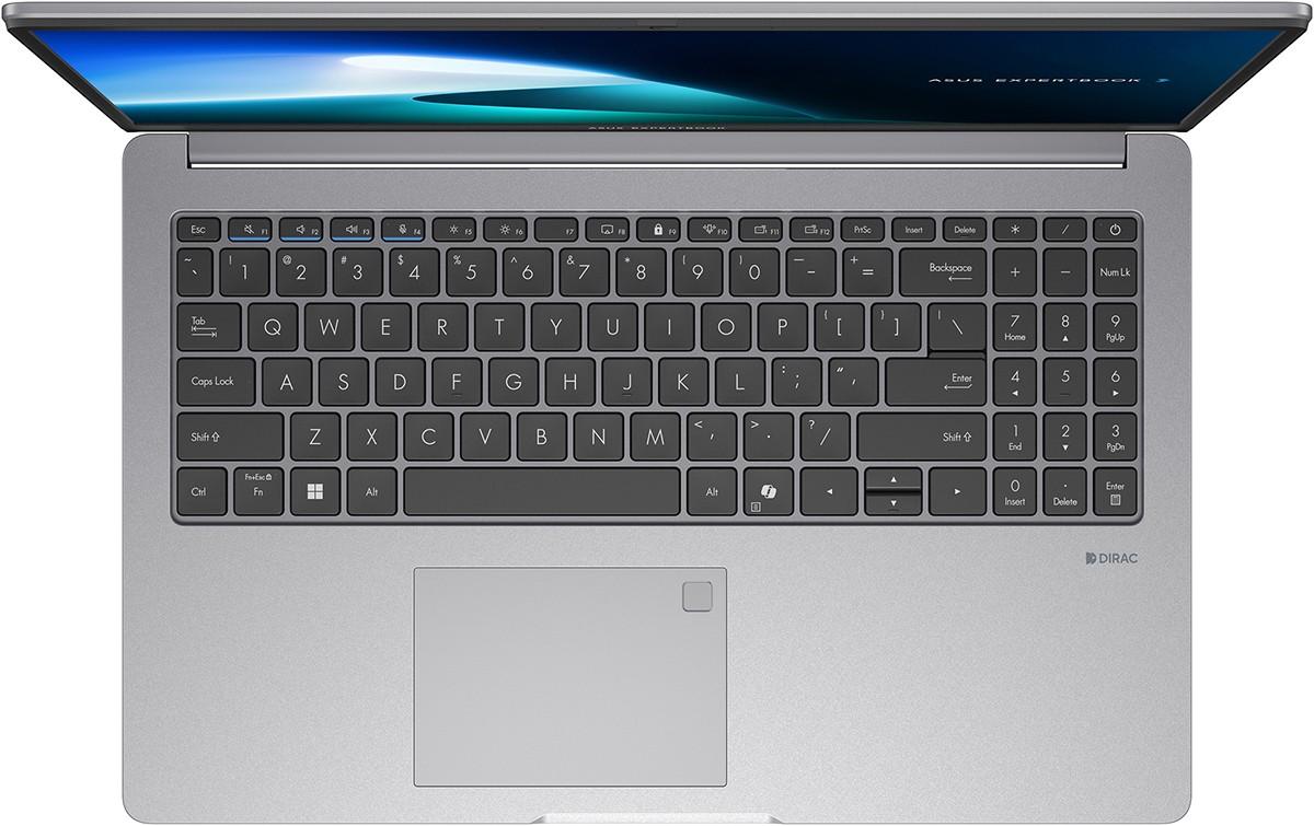 Ноутбук 15.6FI/C5-210H/16/512/Intel HD/DOS/F/Misty  Grey P1503CVA-S72800 ASUS (90NX0881-M036Y0)