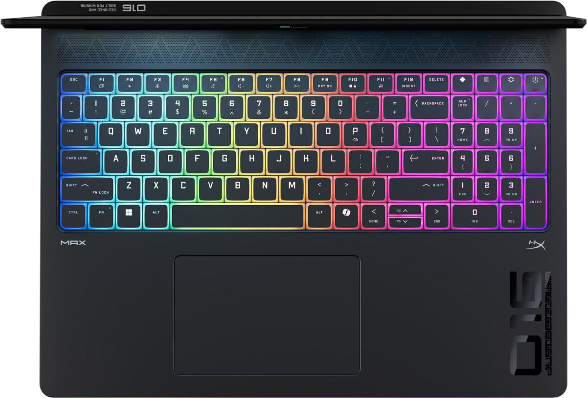 Ноутбук HP OMEN MAX 16-ak0009ua 16" 2.5K IPS,500n/Ryzen AI9 HX 375 (5.1)/32Gb/SSD1Tb/RTX 5080,16GB/Підсв/DOS (C9RZ3EA)