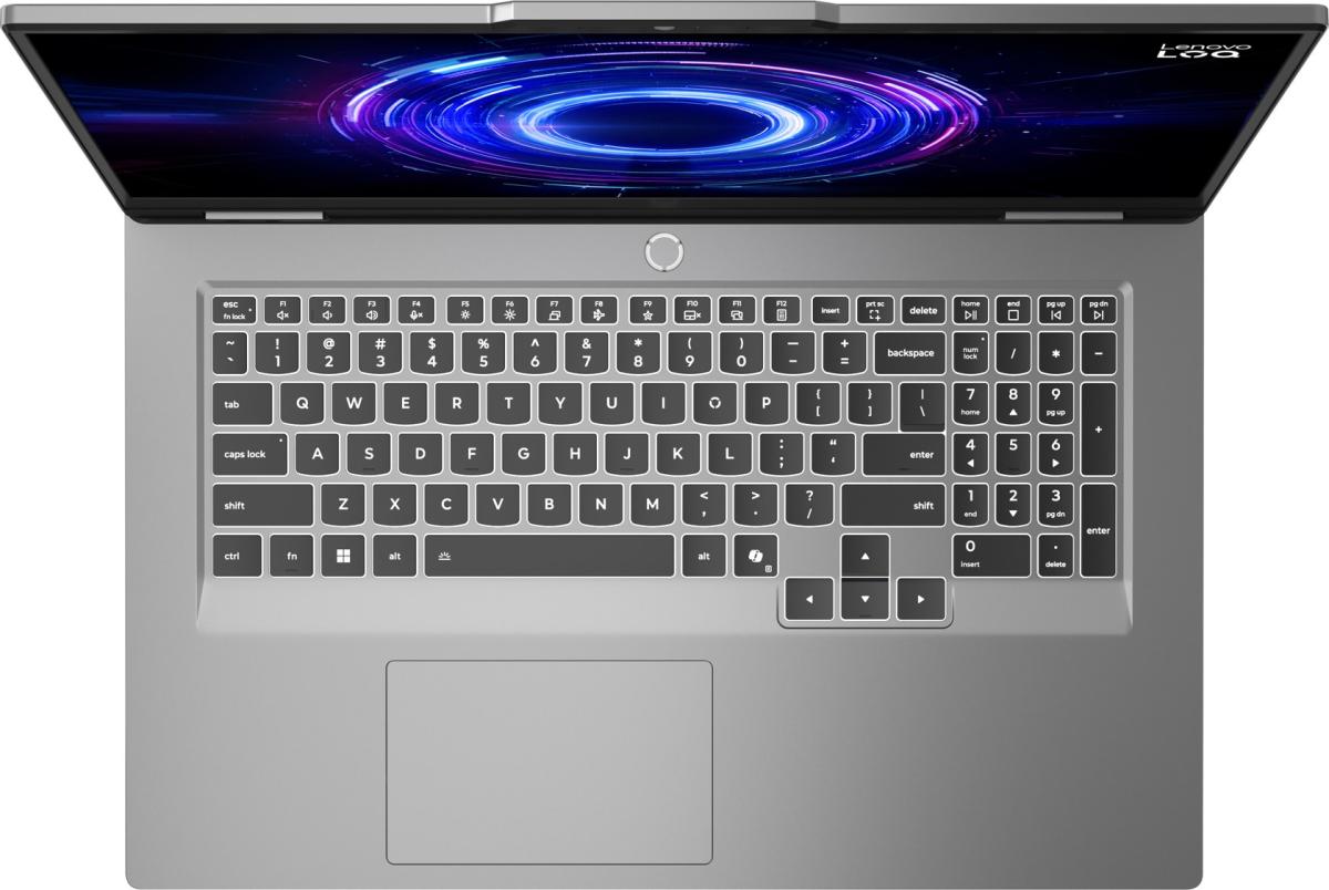 Ноутбук  17.3FM/i5-13450HX/16/512/RTX 5050 8GB/DOS/ BL/Luna grey LOQ 17IRX10 LENOVO (83JH00B5RA)