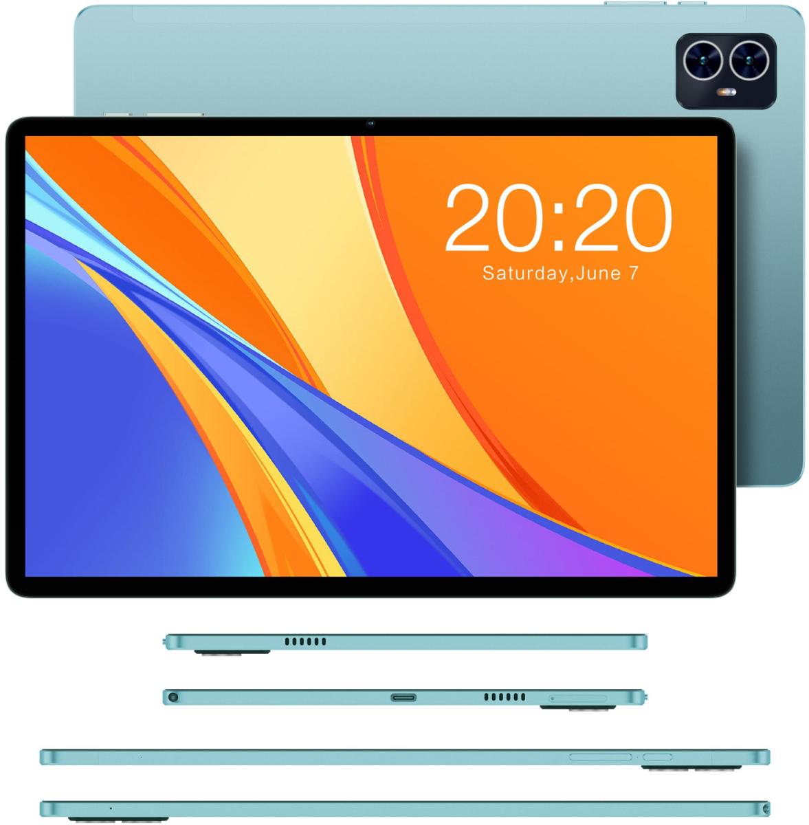 Планшет Teclast M50 8/128GB 4G Dual Sim Aqua Blue (M5H5С/TL-112860) з чохлом